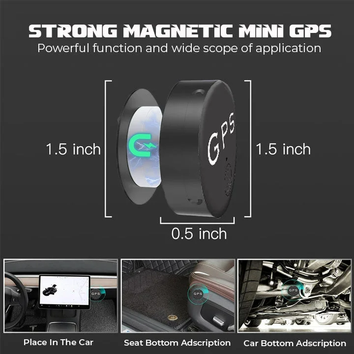 Luvikno | MicroMag Tracker | Mini magnetisk GPS sporingsenhet