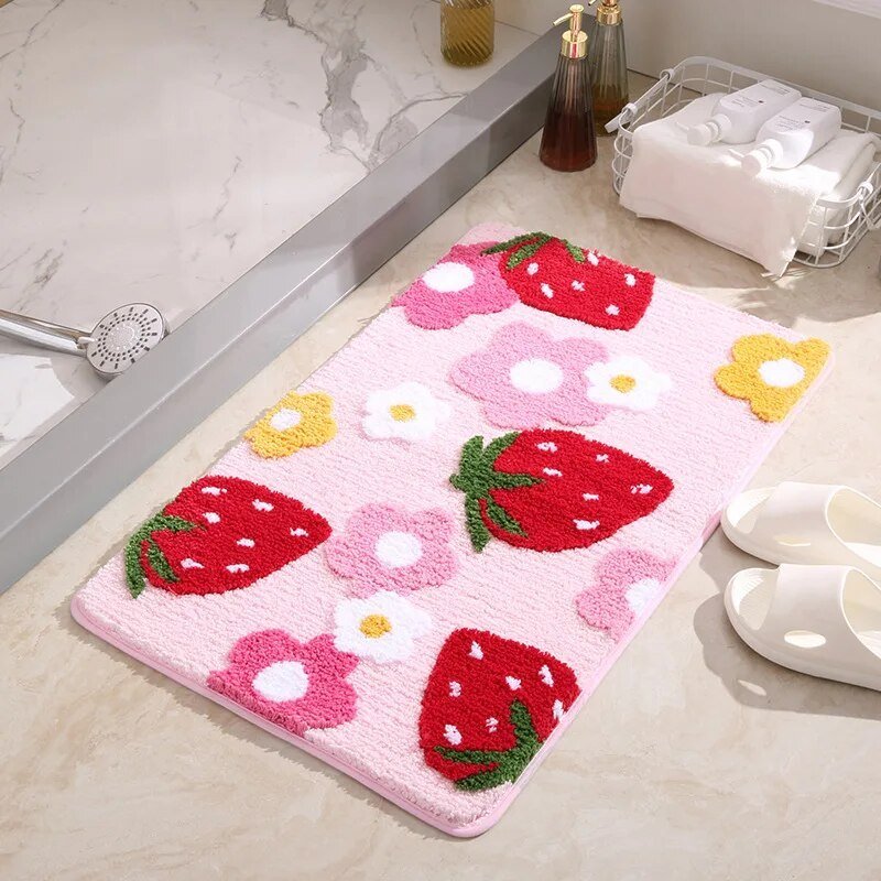 BerryBlossom Floral Softness Beautify Your Bathroom! | Luvikno