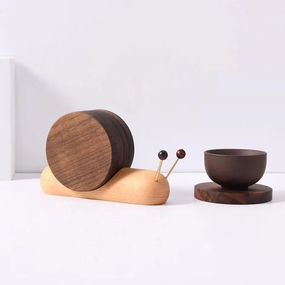 Snigleunderlag - Unik sjarm - Kaffeepause dekorere - Elegant og funksjonell | Luvikno