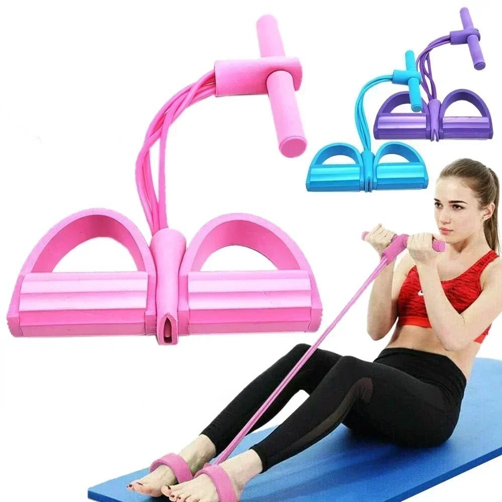Elastisk pedal treningsapparat - allsidig styrke - effektiv trening! | Luvikno