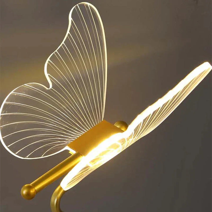 Elegant LED Bordlampe i Sommerfugl Design Luvikno