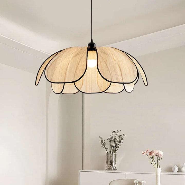 Rattan Pendellampe Tropisk Design – Naturlig Belysning for Stue & Spisestue | Luvikno