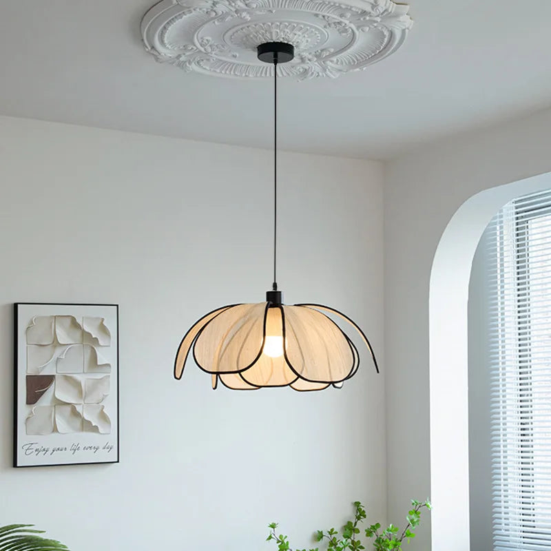Rattan Pendellampe Tropisk Design – Naturlig Belysning for Stue & Spisestue | Luvikno