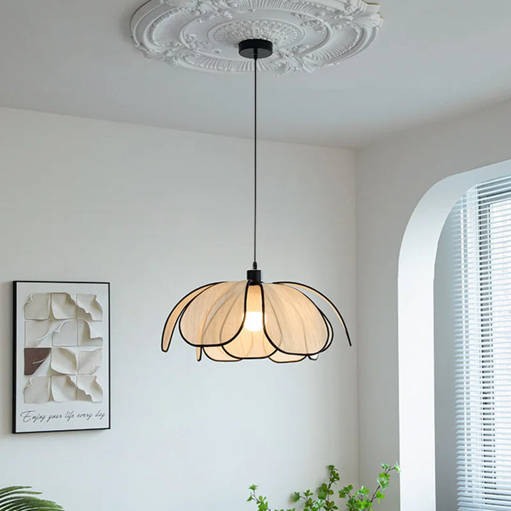 Rattan Pendellampe Tropisk Design – Naturlig Belysning for Stue & Spisestue | Luvikno
