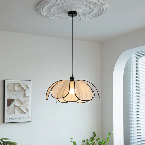Rattan Pendellampe Tropisk Design – Naturlig Belysning for Stue & Spisestue | Luvikno