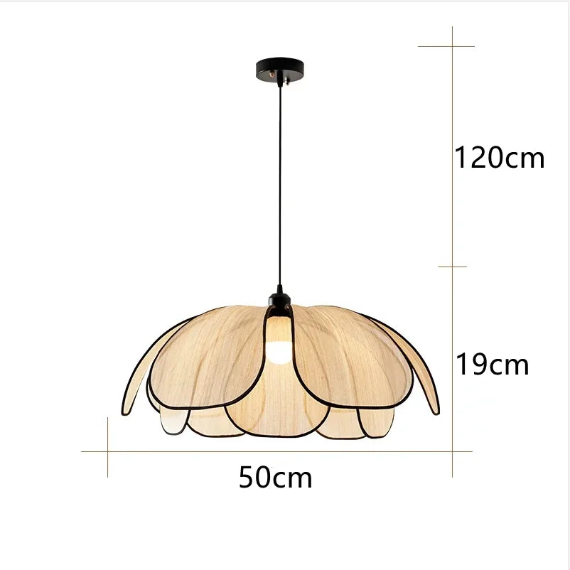Rattan Pendellampe Tropisk Design – Naturlig Belysning for Stue & Spisestue | Luvikno