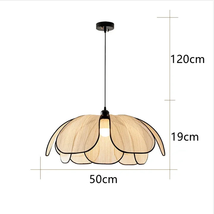 Rattan Pendellampe Tropisk Design – Naturlig Belysning for Stue & Spisestue | Luvikno