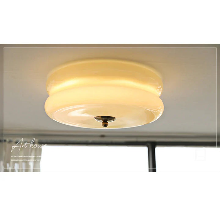Dansk taklampe i Bauhaus stil - Elegant aura lampe til stue & soverom | Luvikno