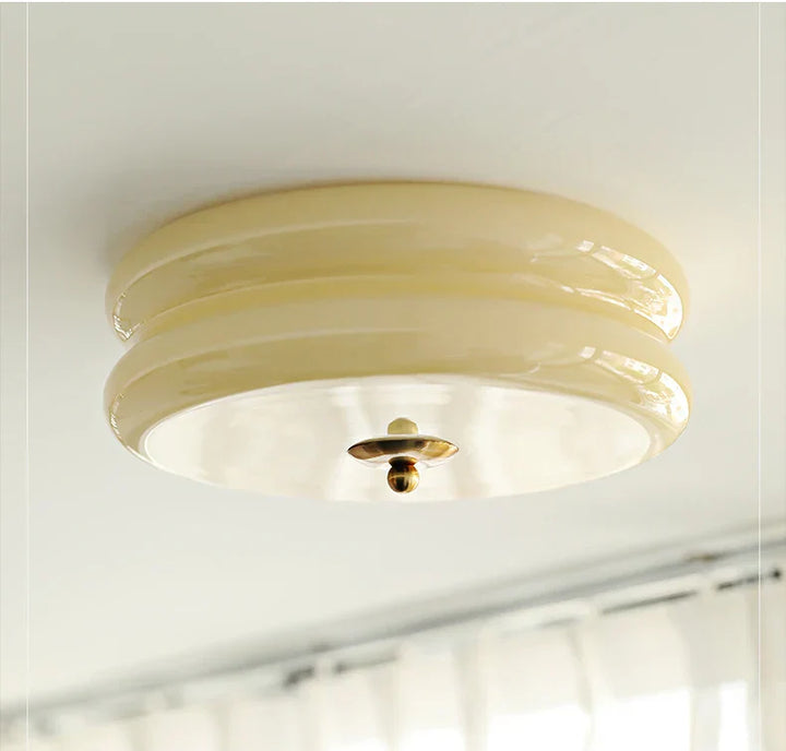 Dansk taklampe i Bauhaus stil - Elegant aura lampe til stue & soverom | Luvikno