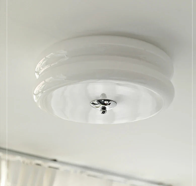 Dansk taklampe i Bauhaus stil - Elegant aura lampe til stue & soverom | Luvikno
