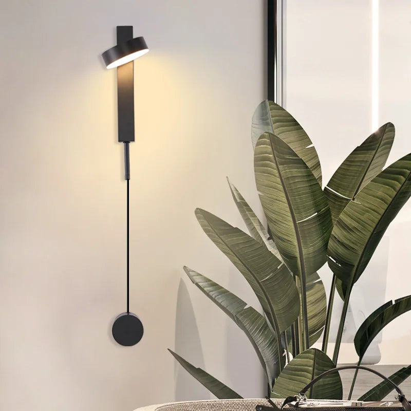 Moderne LED Vegglampe med Minimalistisk Design for Gang eller Stue | Luvikno