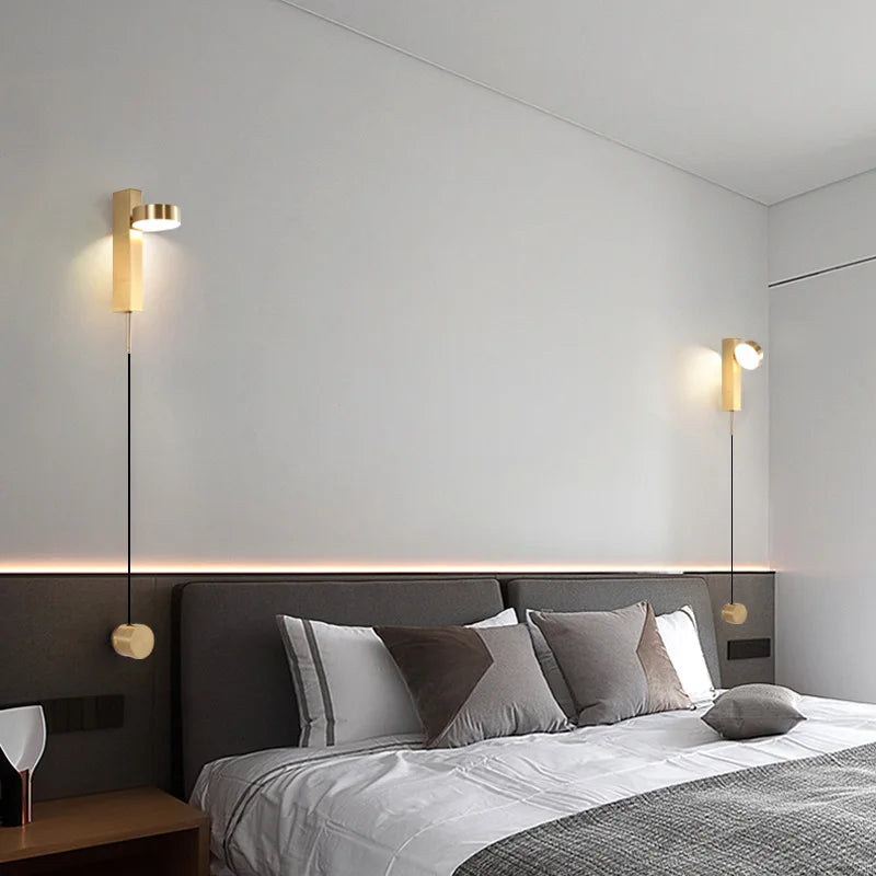 Moderne LED Vegglampe med Minimalistisk Design for Gang eller Stue | Luvikno