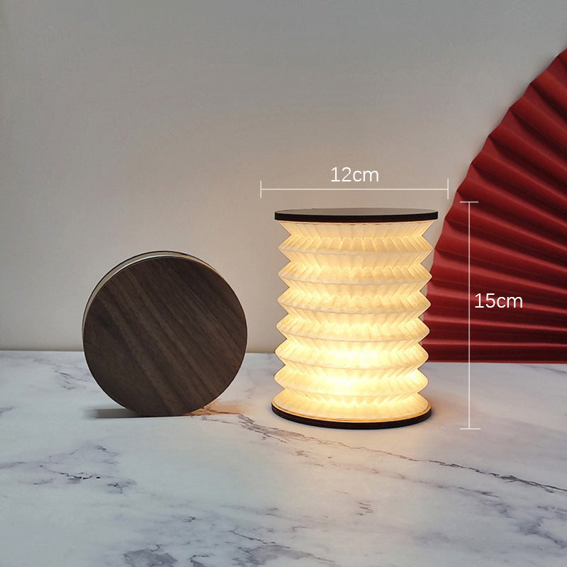 Sammenleggbart LED-lamper med kompakt design – Bærbar dekorativ lampe for innendørs og utendørs områder | Luvikno