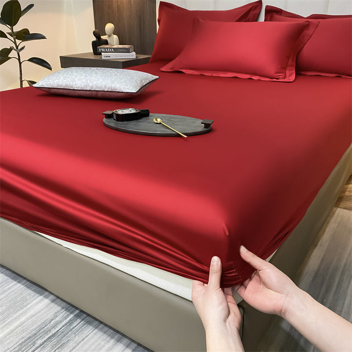 Luvikno | CottonLuxe Fitted Sheet | 100% Cotton | Pustende & Hudvennlig | Perfekt Passform med Hel-elastisk