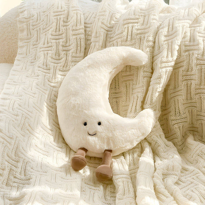 CloudMoon Pute - Myk Måne og Sol Tatami Pute | Luvikno