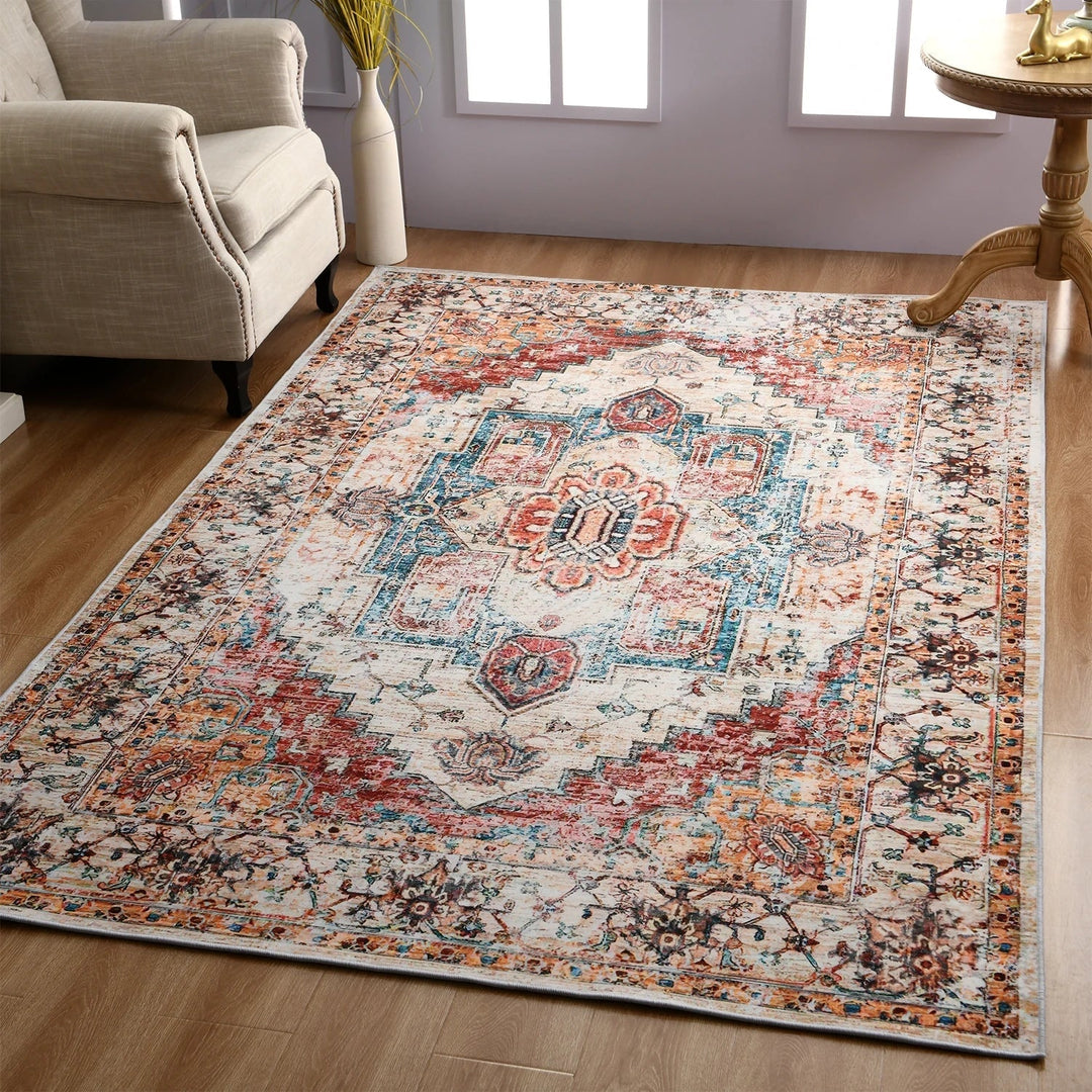 HeritageWeave – Tidløs persisk vintage teppe for interiør Luvikno