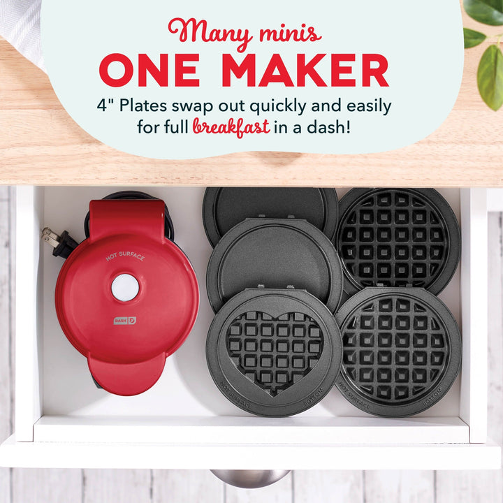 Vaffel- og grill mini presse | Luvikno