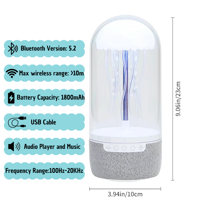 Bluetooth manetfisk høyttaler | Luvikno