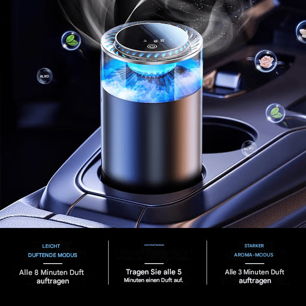 Auto-Aromaterapi-Diffusor | Mild, langvarig Aromaterapi | Luvikno