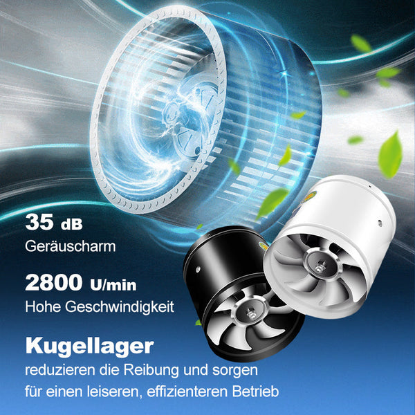 Super-Suction-Fan | Stille, kraftig utsugingsvifte | Luvikno