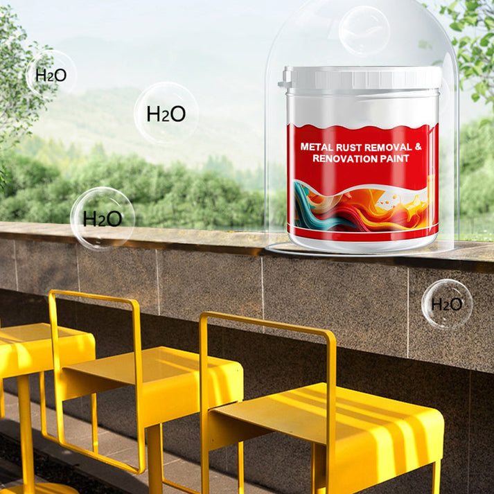 2-i-1-Rust Repair Paint | fjern og gjenopprett uten anstrengelse | Luvikno