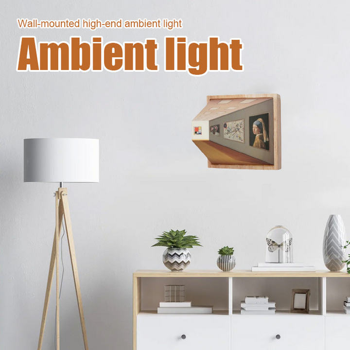 3D-Naked Eye Vision Vegglampe | Fantastisk Vegg Ambiance | Luvikno