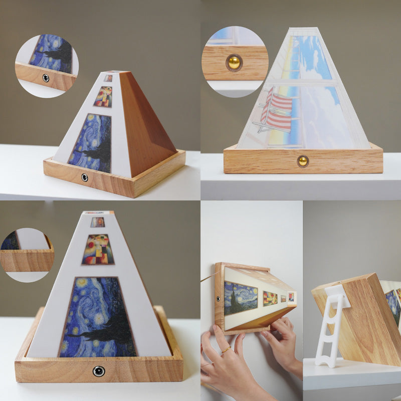 3D-Naked Eye Vision Vegglampe | Fantastisk Vegg Ambiance | Luvikno