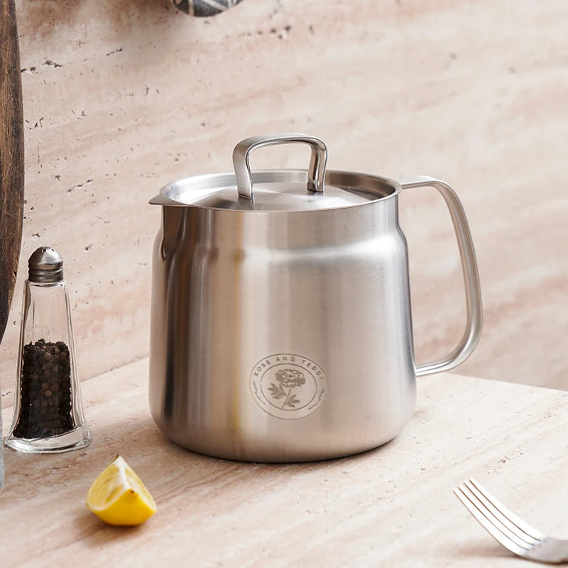 Rustfritt stål frityrsteamer | Holdbar oljefiltrering | Skålheis