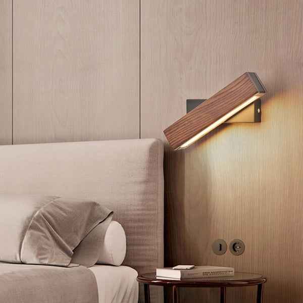Nordisk svingbar LED vegglampe | Minimalistisk tredesign | Luvikno
