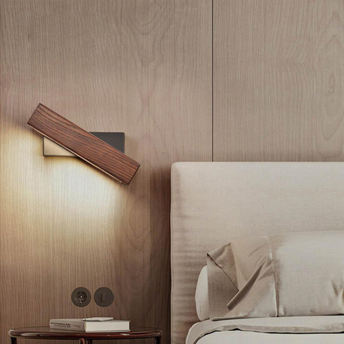 Nordisk svingbar LED vegglampe | Minimalistisk tredesign | Luvikno