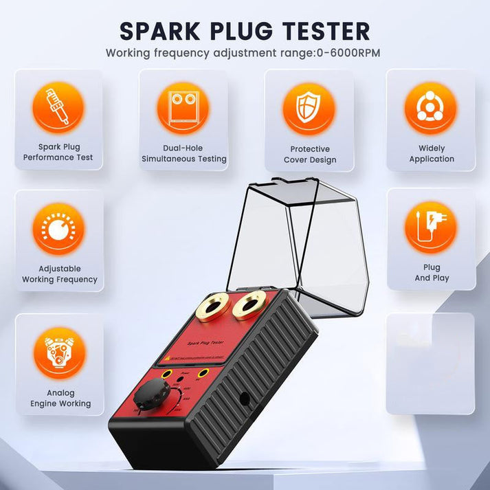 Tennpluggtester | Dobbel testfunksjon | Luvikno