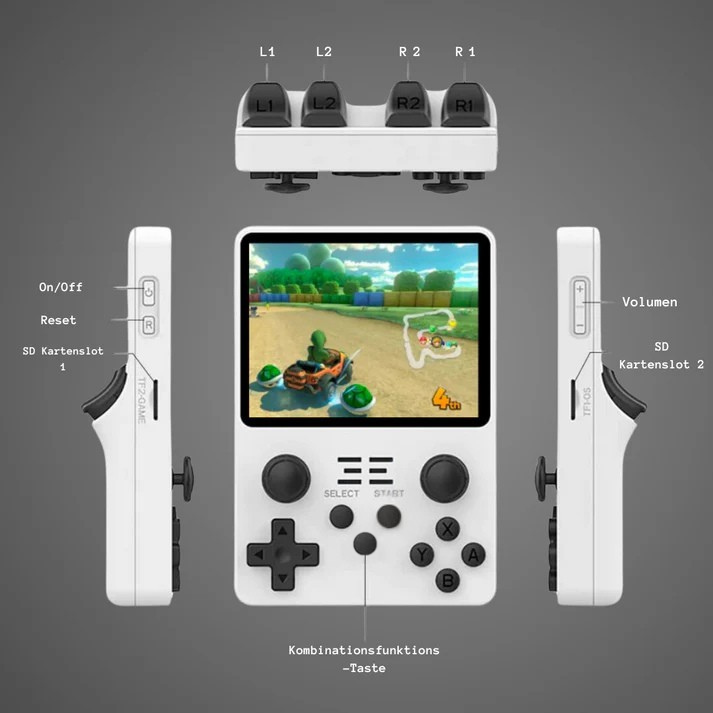 Retro Gaming Console | Bærbar, kraftig og full av nostalgi | Luvikno