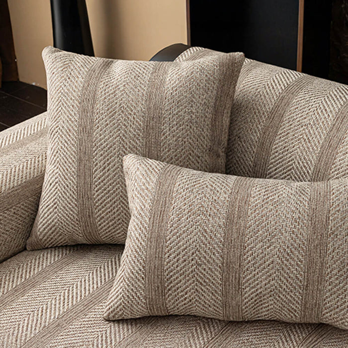 Minimalist Herringbone Sofa Cover | Pustende, kjæledyrvennlig beskyttelse | Luvikno