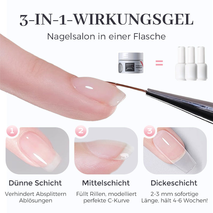 All-in-One Negle Base Gel | Perfekt for Nybegynnere og Profesjonelle Like | Luvikno