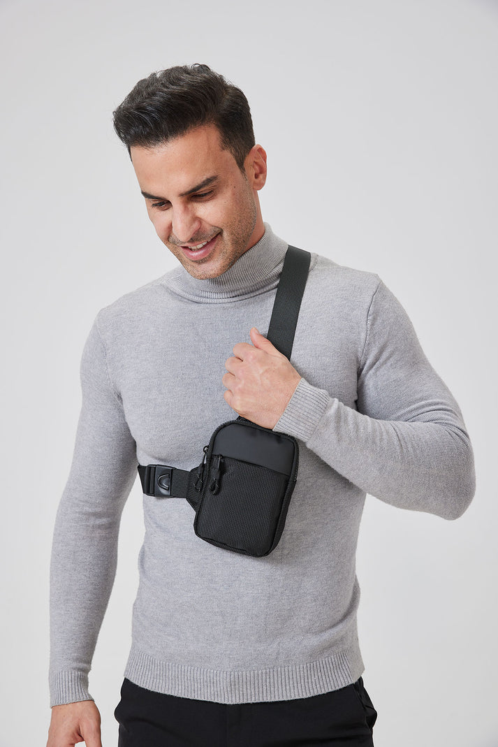 UrbanGuard Sling Bag | Kompakt, Sikker, Vanntett | Luvikno