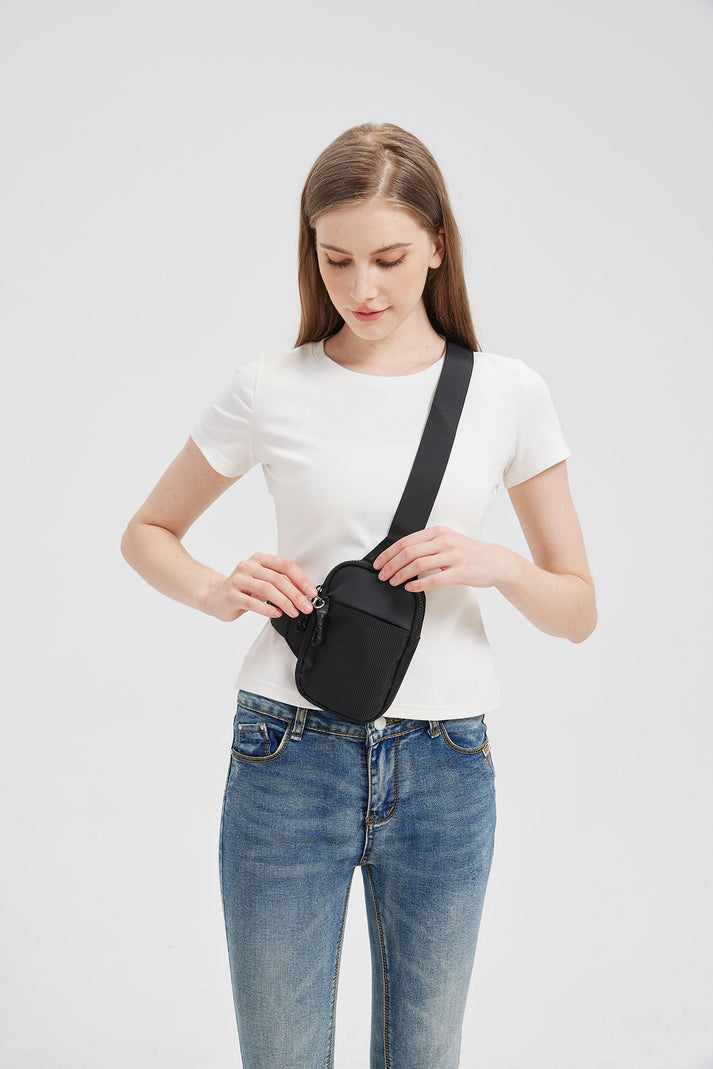 UrbanGuard Sling Bag | Kompakt, Sikker, Vanntett | Luvikno