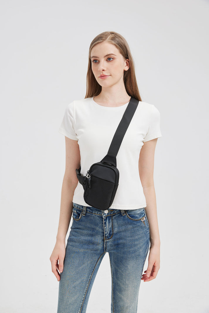UrbanGuard Sling Bag | Kompakt, Sikker, Vanntett | Luvikno