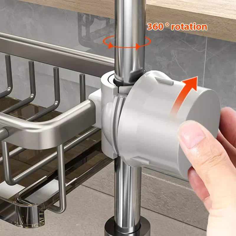 Elegant rustfritt stål vask | Den stilige måten å forbli organisert på | Luvikno