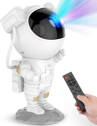 Starry Sky Astronaut | LED Galakse Prosjektor Nattlys for Soverom & Barn | Luvikno