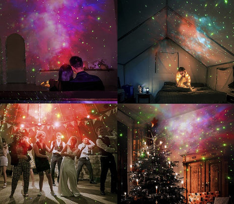 Starry Sky Astronaut | LED Galakse Prosjektor Nattlys for Soverom & Barn | Luvikno