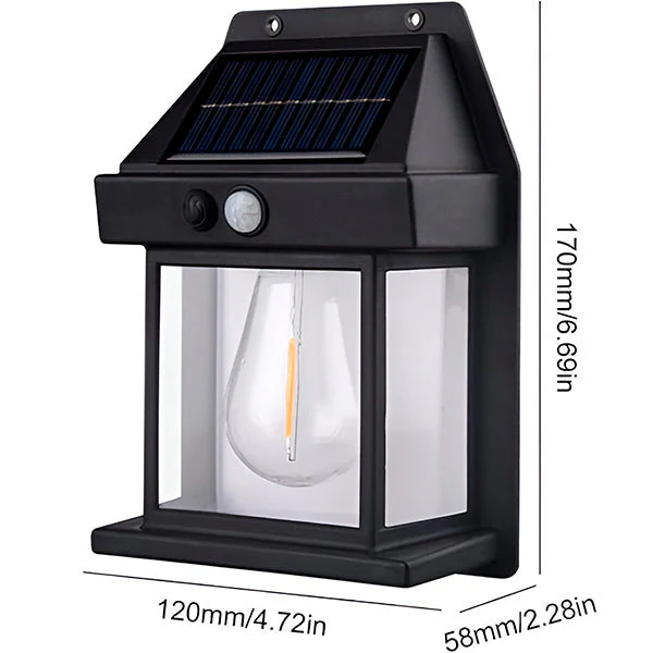 Luvikno | Utendørs solenergi LED-lamper med bevegelsessensor