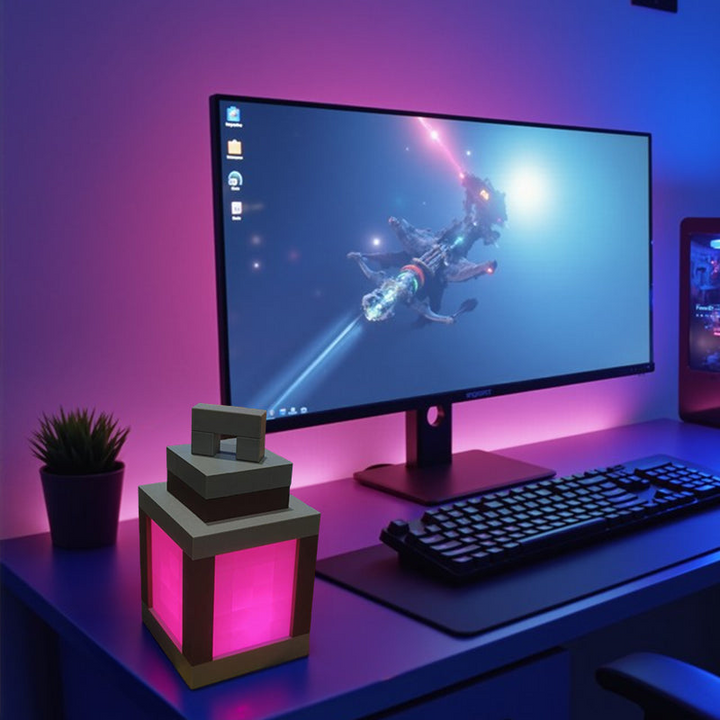 Pixel Lantern | Bring retro magic to any room | Luvikno