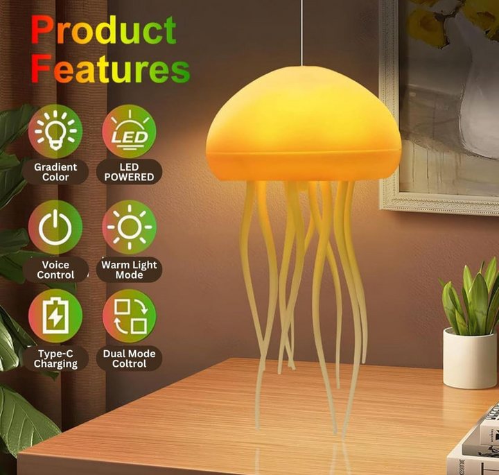 Dancing Jellyfish Lampe | Umiddelbart lindrer stress og angst | Luvikno