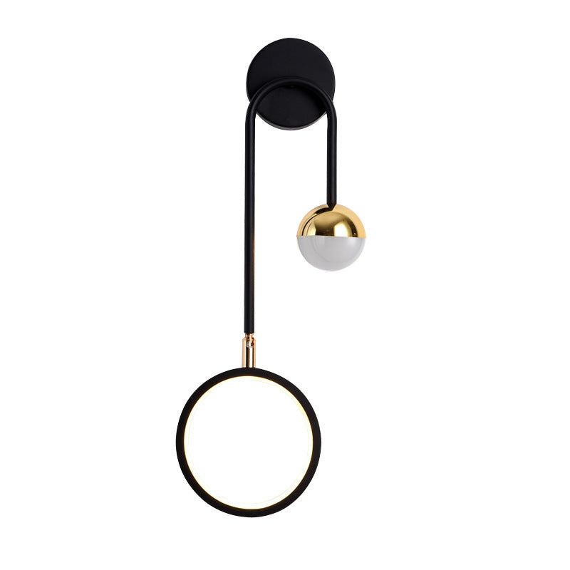 Nordic svingbar LED vegglampe for moderne interiører | Luvikno