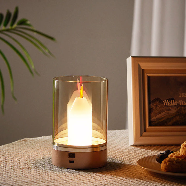 Trådløs LED Mini Lampe – Stemningslys for Fest, Middag og Dekorasjon | Luvikno