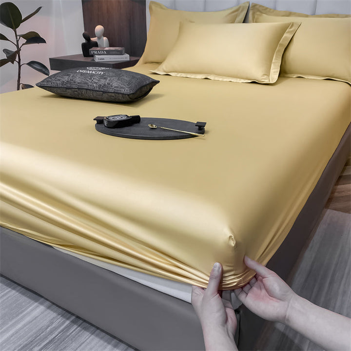 Luvikno | CottonLuxe Fitted Sheet | 100% Cotton | Pustende & Hudvennlig | Perfekt Passform med Hel-elastisk