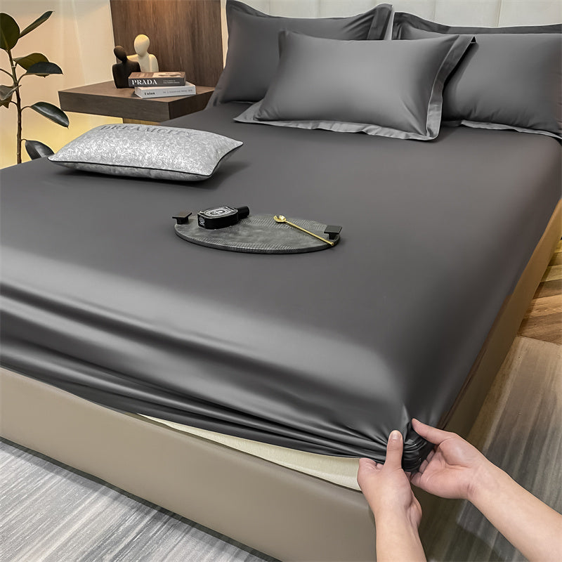 Luvikno | CottonLuxe Fitted Sheet | 100% Cotton | Pustende & Hudvennlig | Perfekt Passform med Hel-elastisk