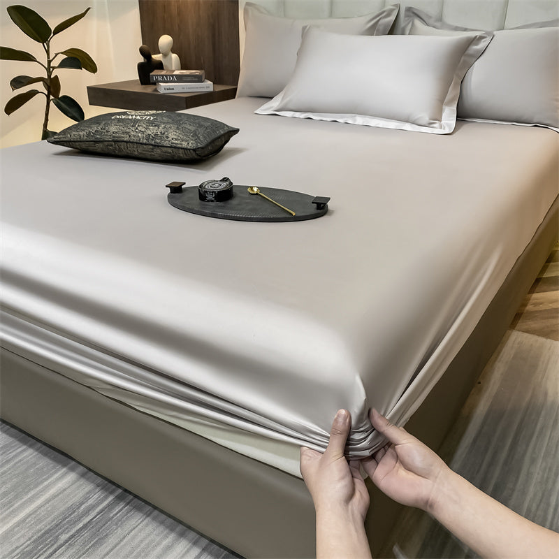 Luvikno | CottonLuxe Fitted Sheet | 100% Cotton | Pustende & Hudvennlig | Perfekt Passform med Hel-elastisk