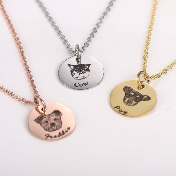 Custom Pet Memorial Necklace Luvikno