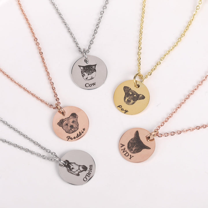 Custom Pet Memorial Necklace Luvikno